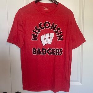 Wisconsin Badgers T Shirt Unisex‎